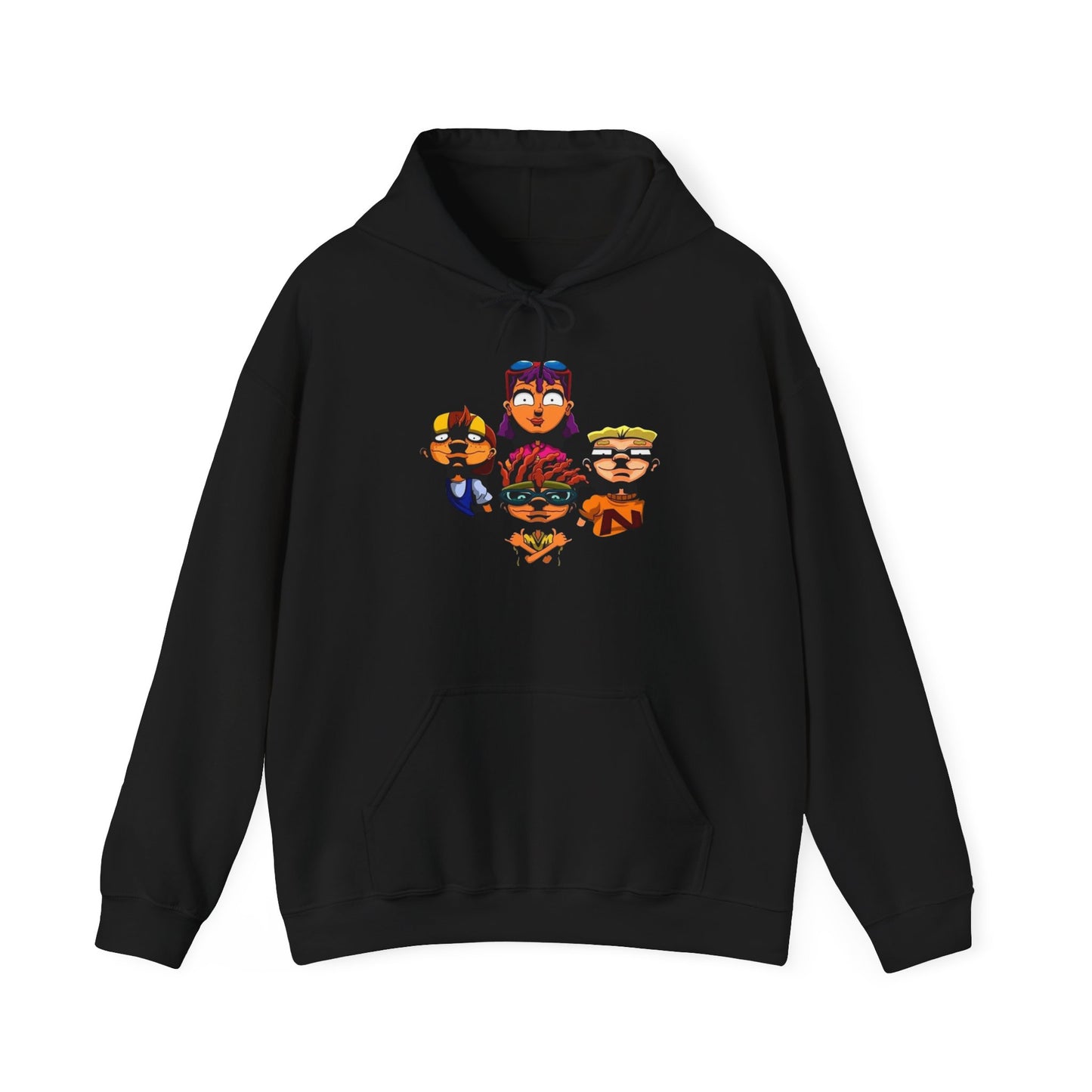 Rocket Power Retro Graphic Hoodie Unisex Heavy Blend™ Hooded Sweatshirt