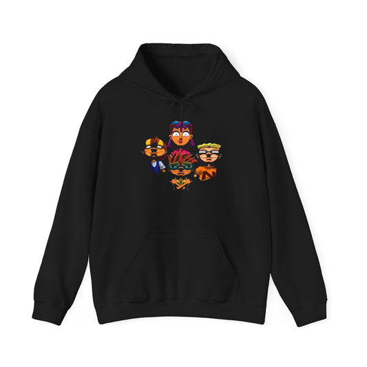 Rocket Power Retro Graphic Hoodie Unisex Heavy Blend™ Hooded Sweatshirt