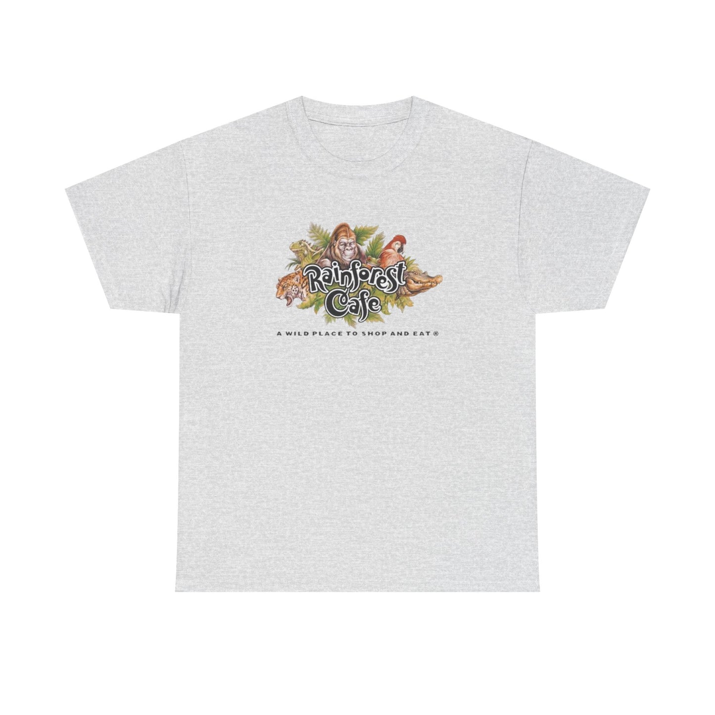 Rainforest Cafe Retro Graphic T Shirt S-5XL NEW Unisex Heavy Cotton Tee
