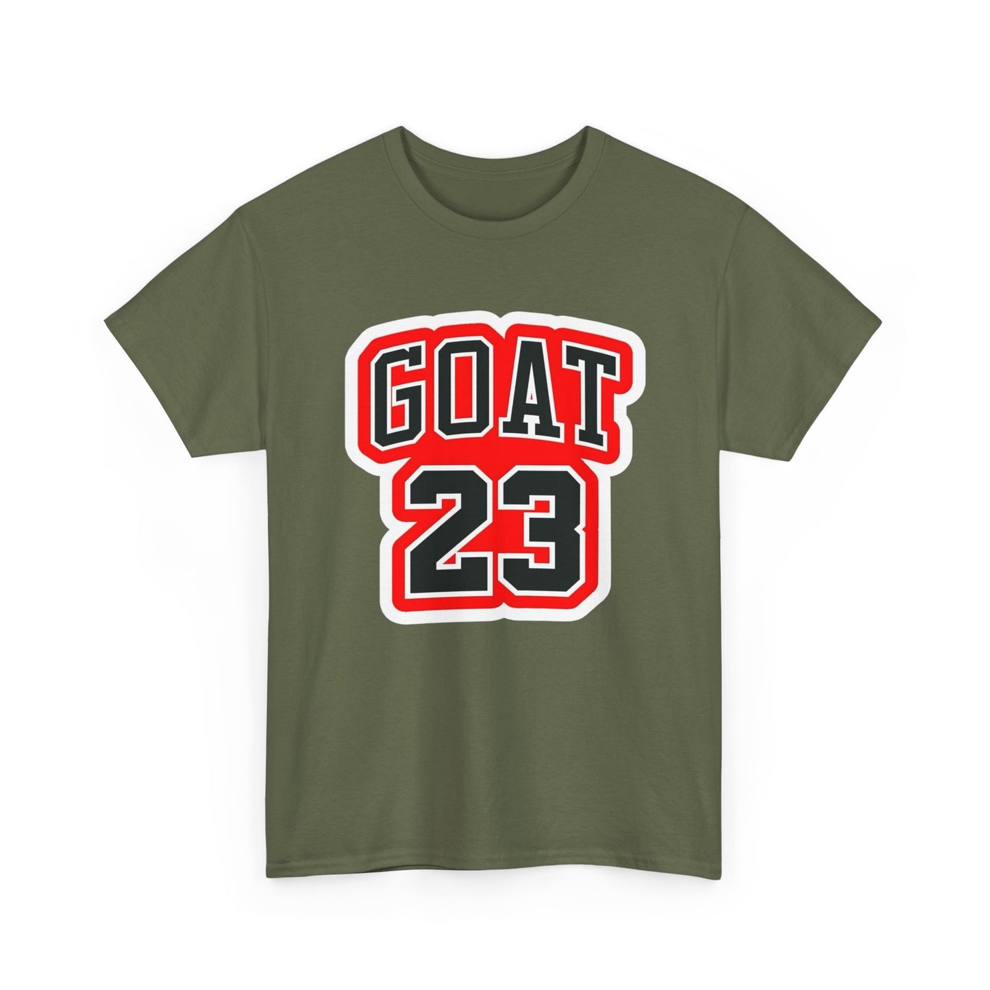 GOAT Jordan 23 Basketball Graphic T Shirt NEW Unisex Heavy Cotton Tee