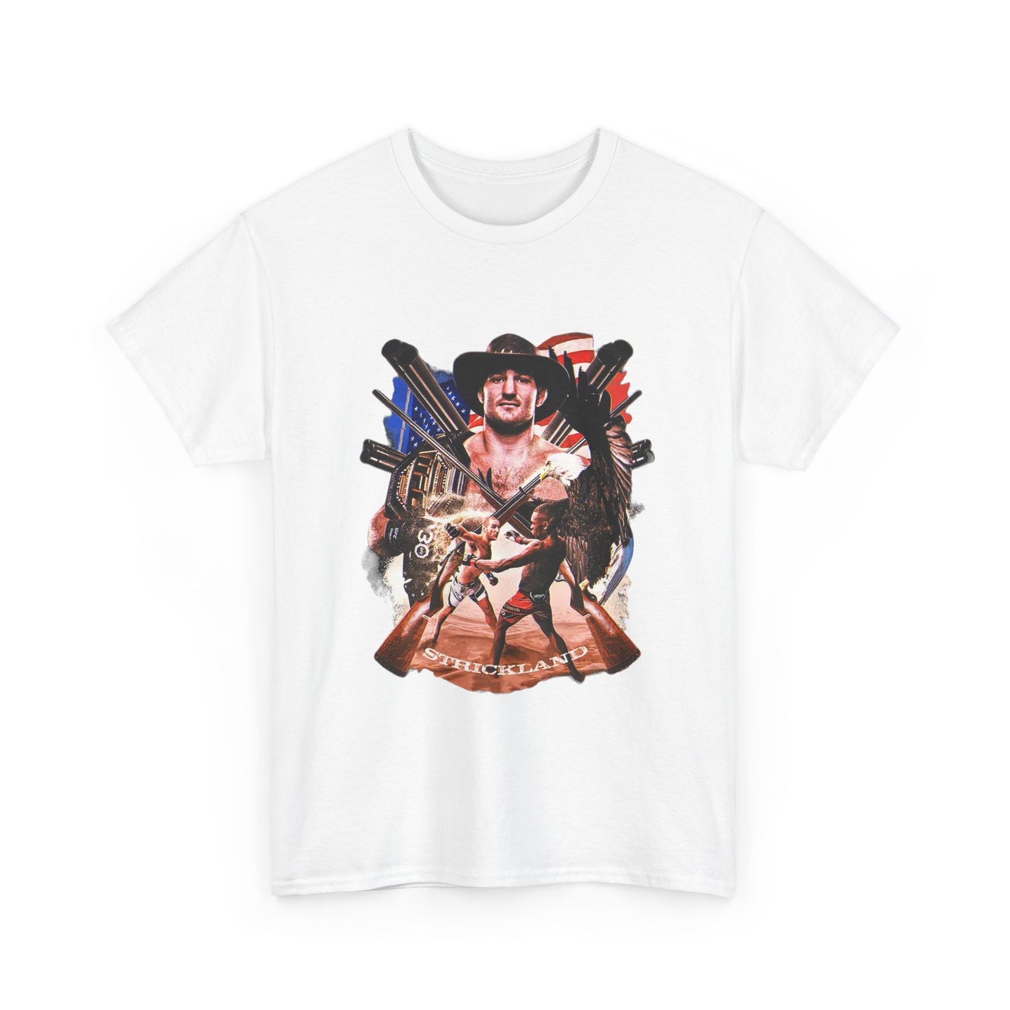 Sean Strickland T-shirt UFC graphic mma wrestling Unisex Heavy Cotton Tee
