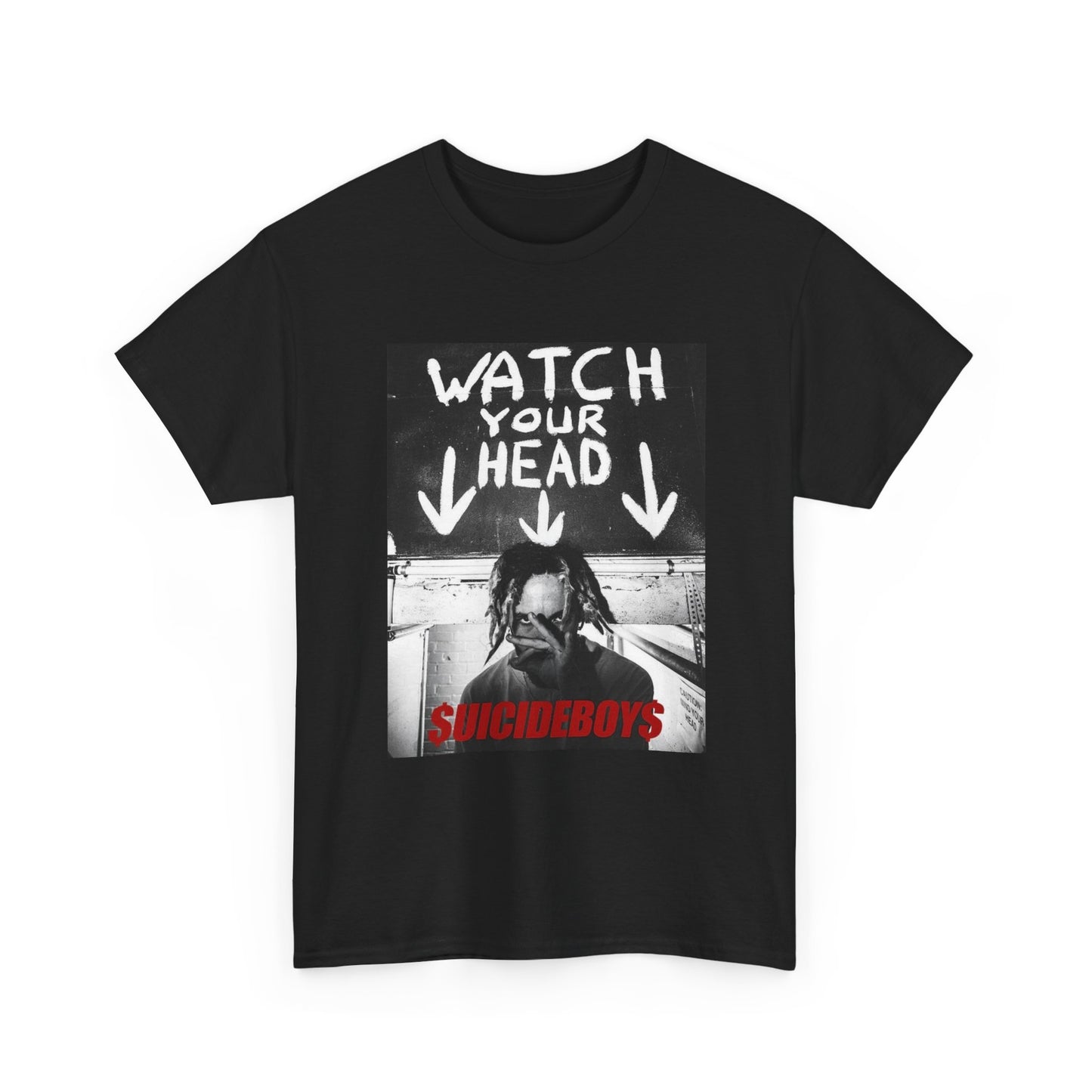 SuicideBoys Tshirt Tour Merch Watch Your Head Graphic Poster Unisex Heavy Cotton