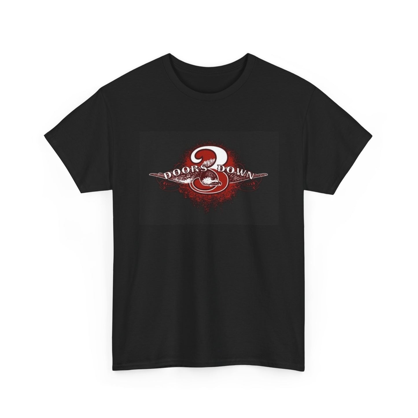 Three Doors Down Tshirt 3 Doors Down Retro Rock Band 90s Unisex Heavy Cotton Tee