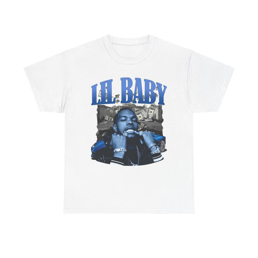 Lil Baby Graphic T Shirt Vintage Atlanta Rap Hip Hop Unisex Heavy Cotton Tee