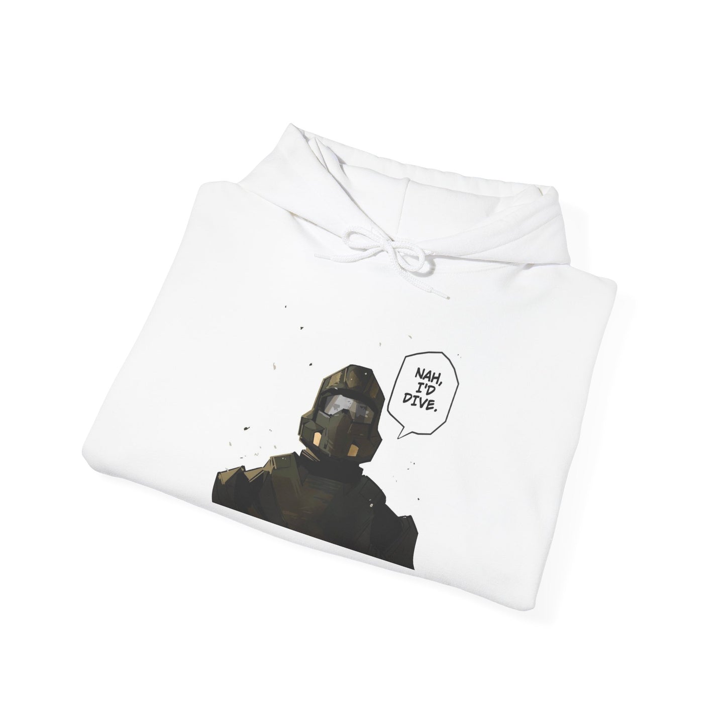 Hell Divers Graphic Hoodie Gaming Unisex Heavy Blend™ Hooded Sweatshirt