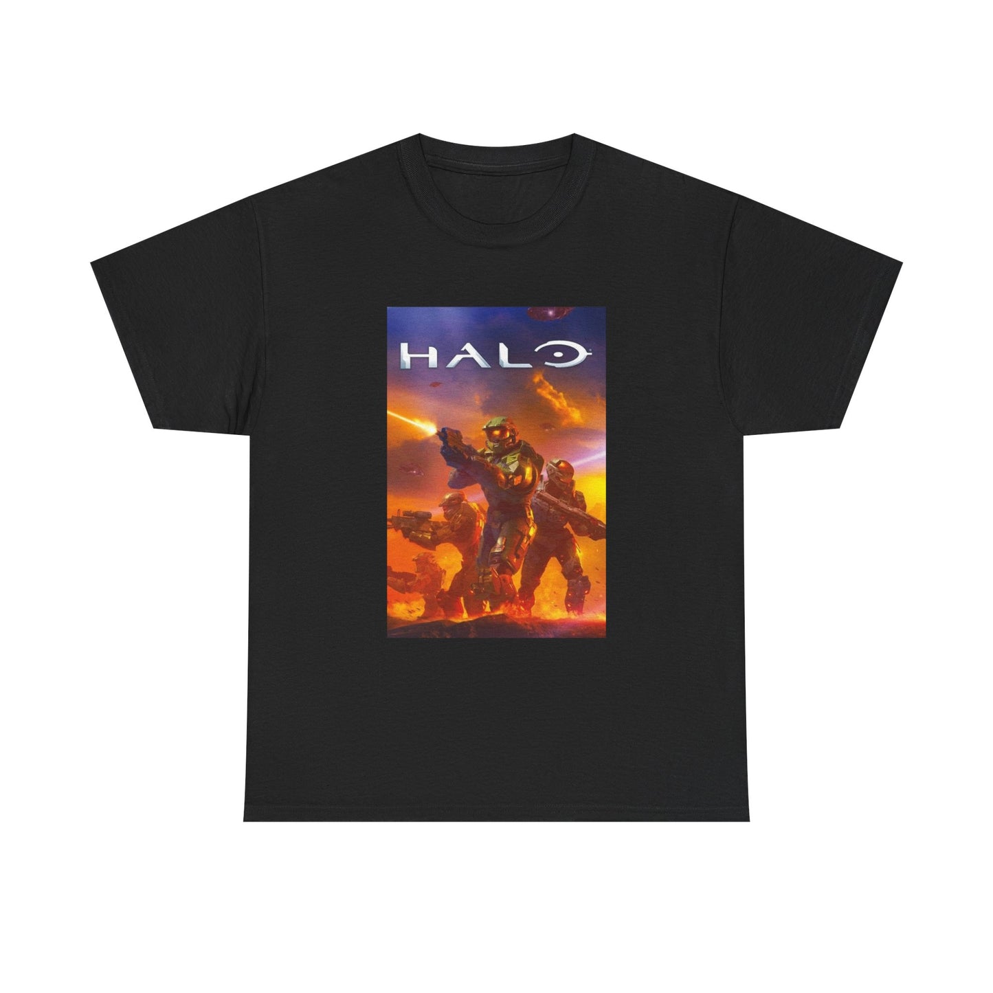 Halo Gaming Tshirt Vintage Xbox Call of Duty Master Chief Graphic Unisex Heavy 2
