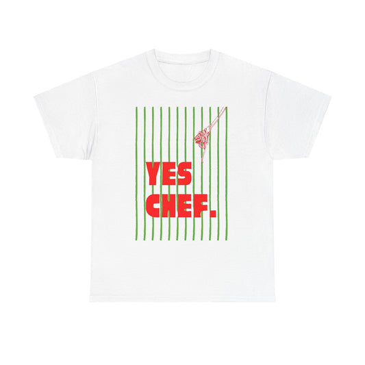 Yes Chef Knives Jacket Kitchen Graphic T-Shirt Cotton Tee New Gift Vintage