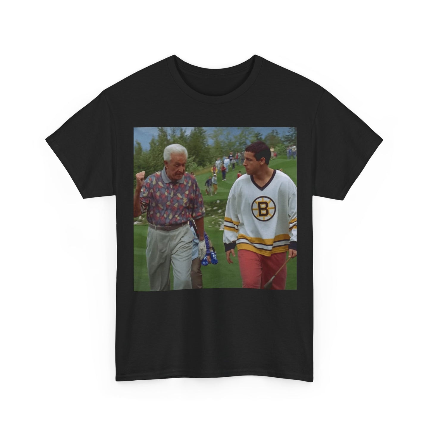 Adam Sandler T-shirt vintage golf bob barker happy Gilmore Unisex Heavy Cotton