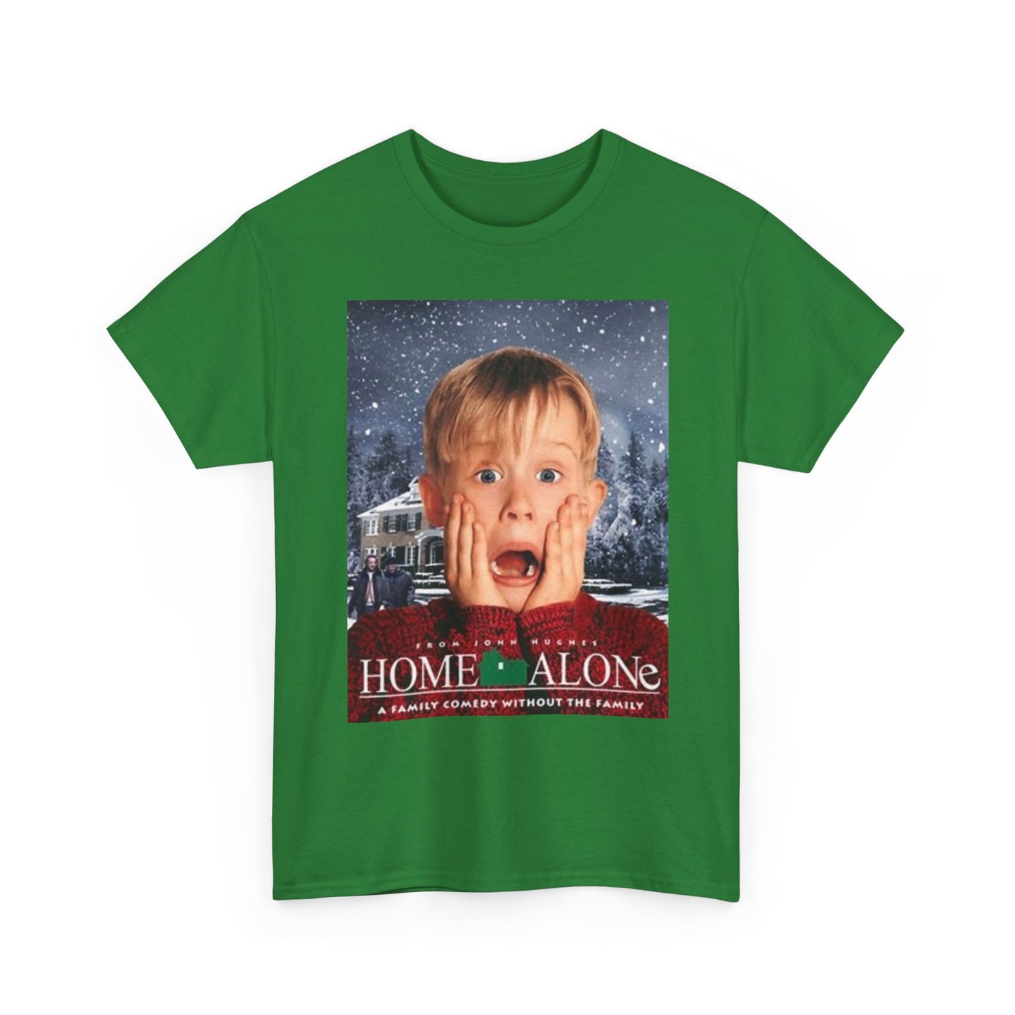 Home Alone T Shirt Vintage Movie Art Christmas Gift Unisex Heavy Cotton Tee