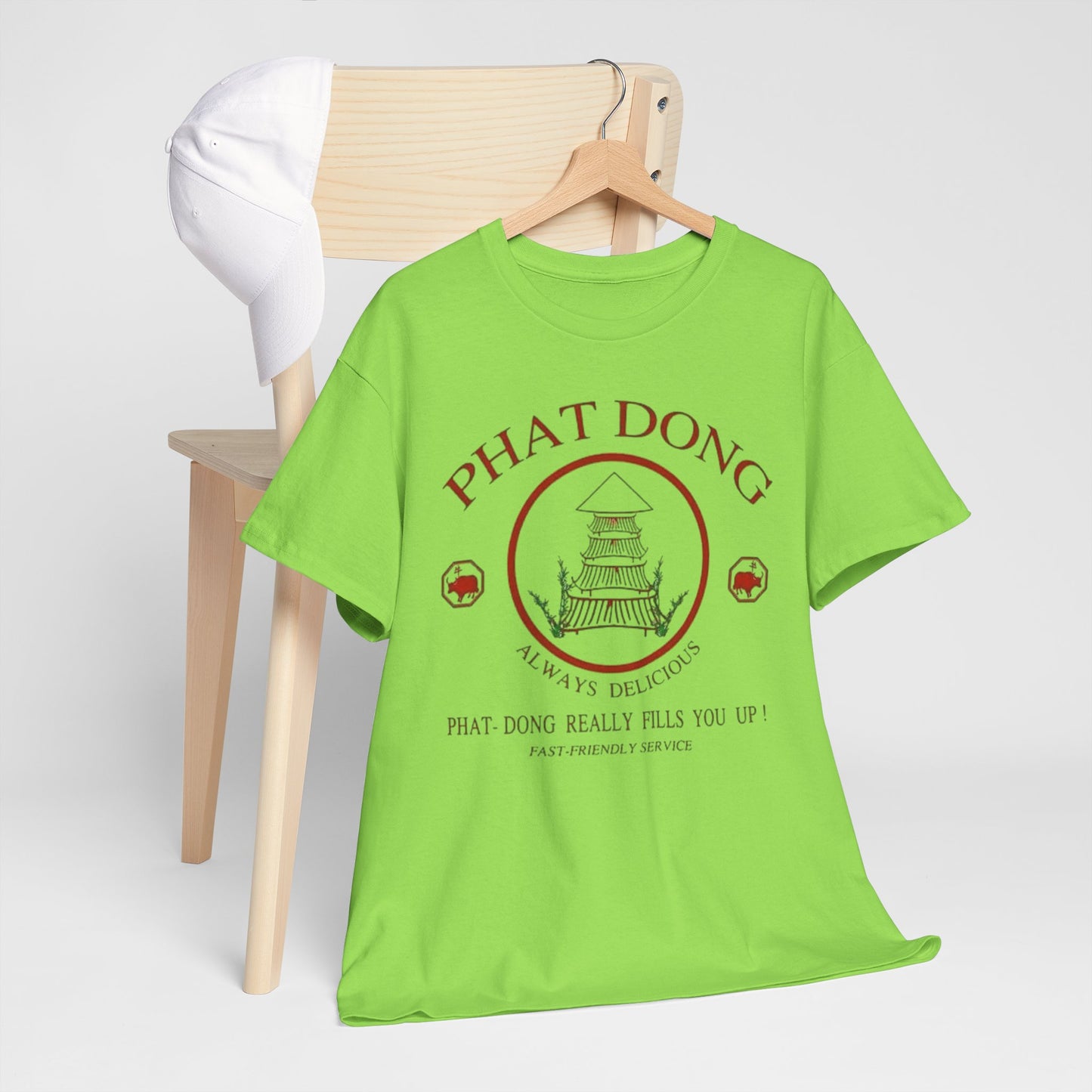 Phat Dong Funny Chinese Food Graphic T-Shirt Gift NEW Jokes  Heavy Cotton Tee