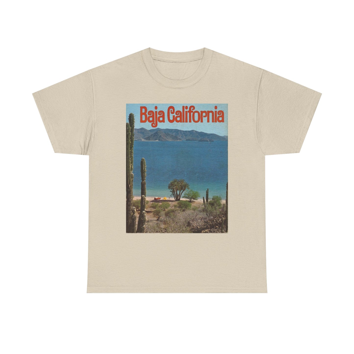 Baja California Graphic T Shirt Unisex Heavy Cotton Tee Gift