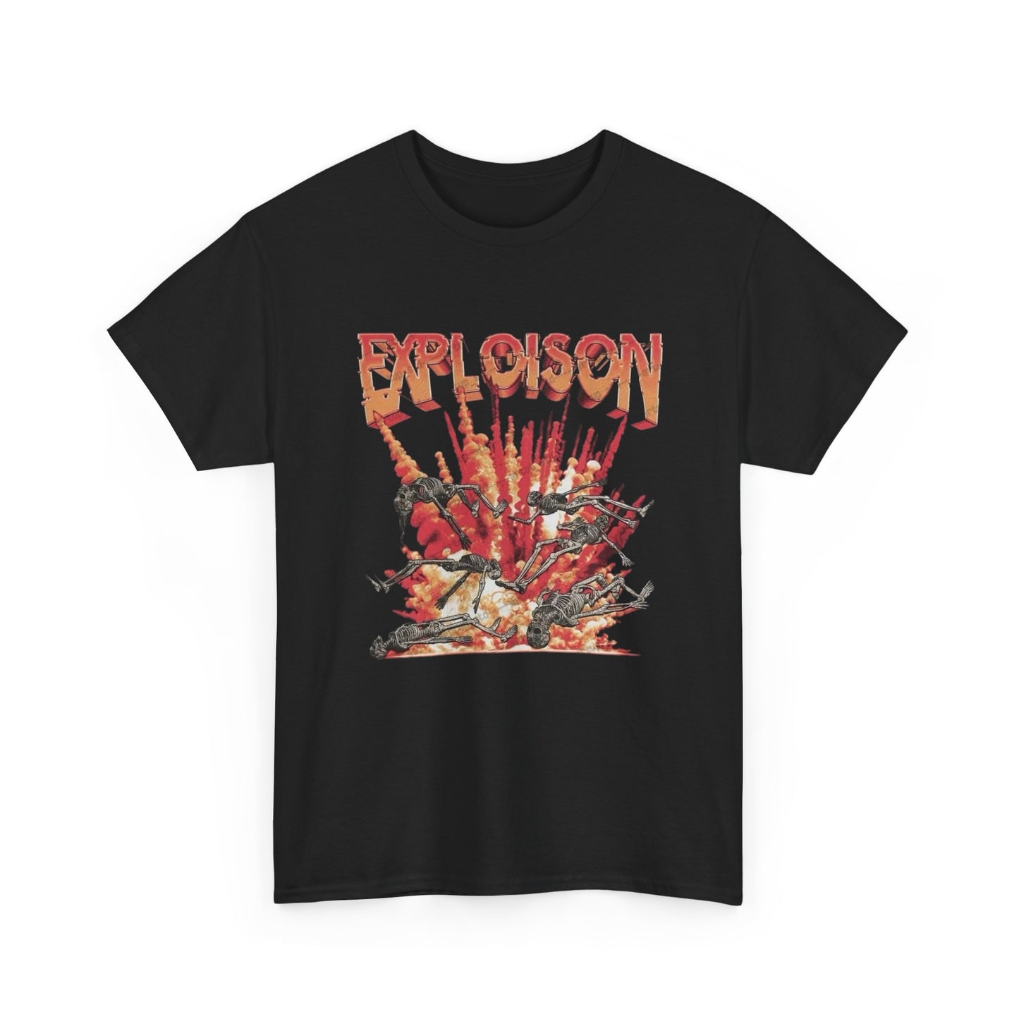 Explosion Graphic T Shirt Unisex Heavy Cotton Tee