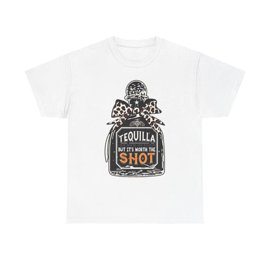 Tequila May Not Be The Answer Graphic T Shirt Women's Cotton Tee BRAND NEW