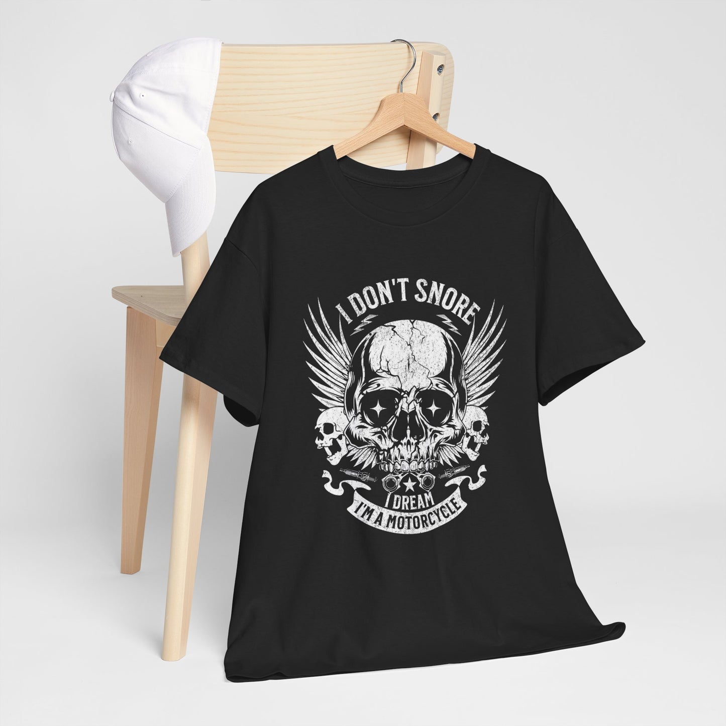I Dream In Motorcycles Graphic T Shirt Unisex Heavy Cotton Tee