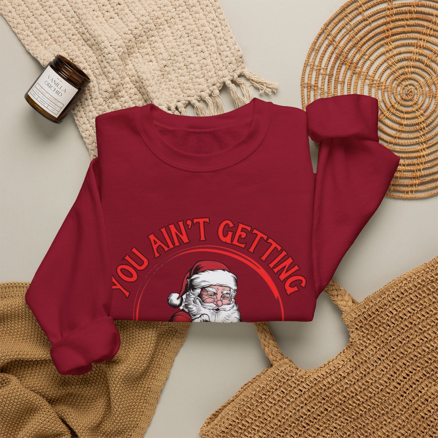Funny Santa Christmas Sweater NEW Unisex Heavy Blend™ Crewneck Sweatshirt