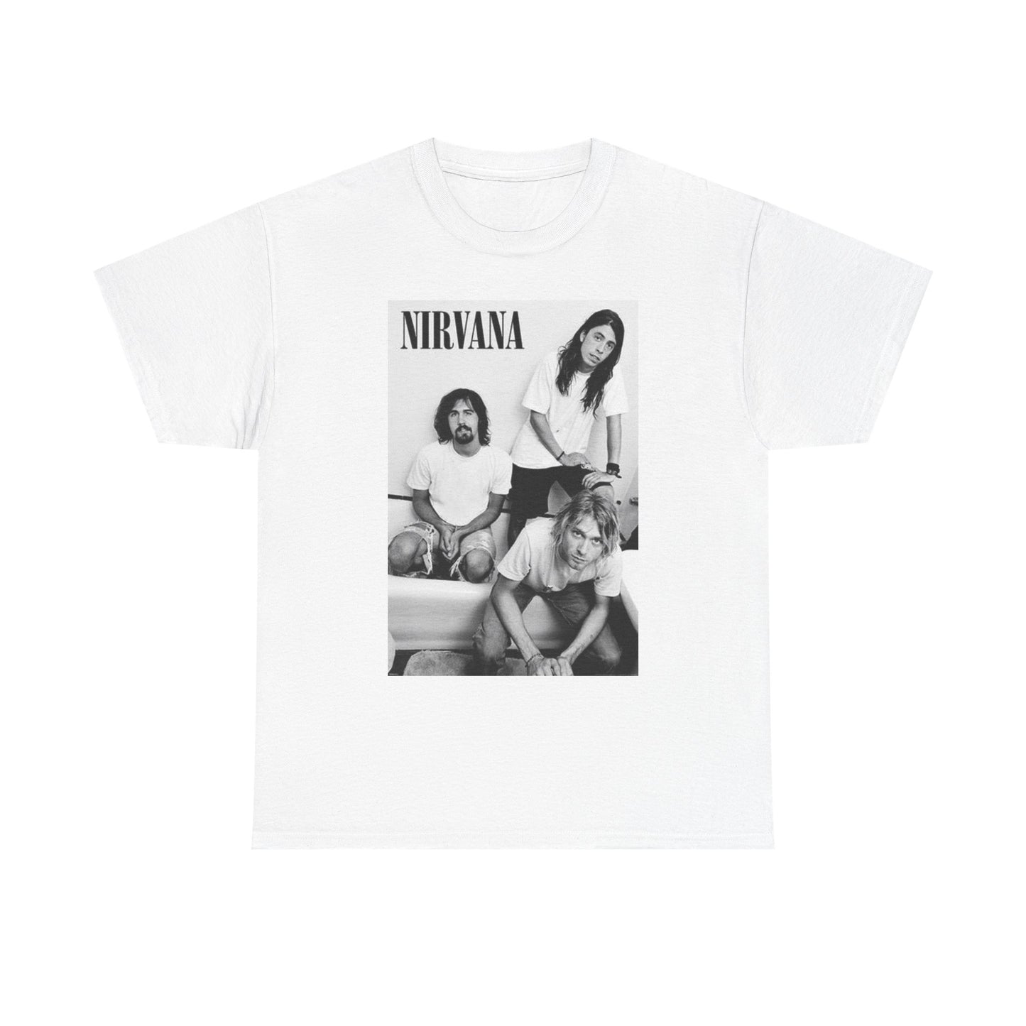 Nirvana Graphic T Shirt Vintage Unisex Heavy Cotton Tee