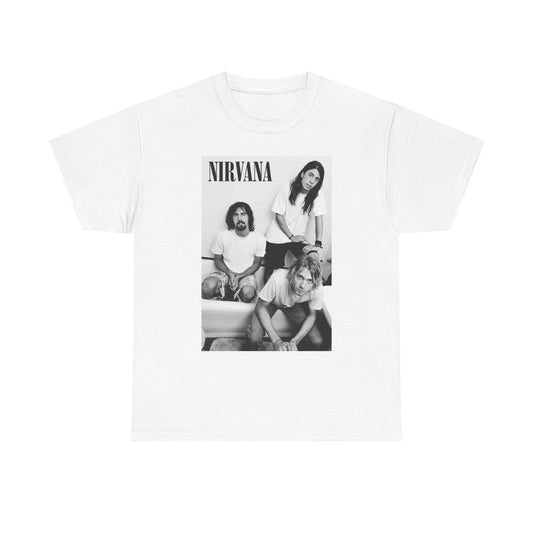Nirvana Graphic T Shirt Vintage Unisex Heavy Cotton Tee