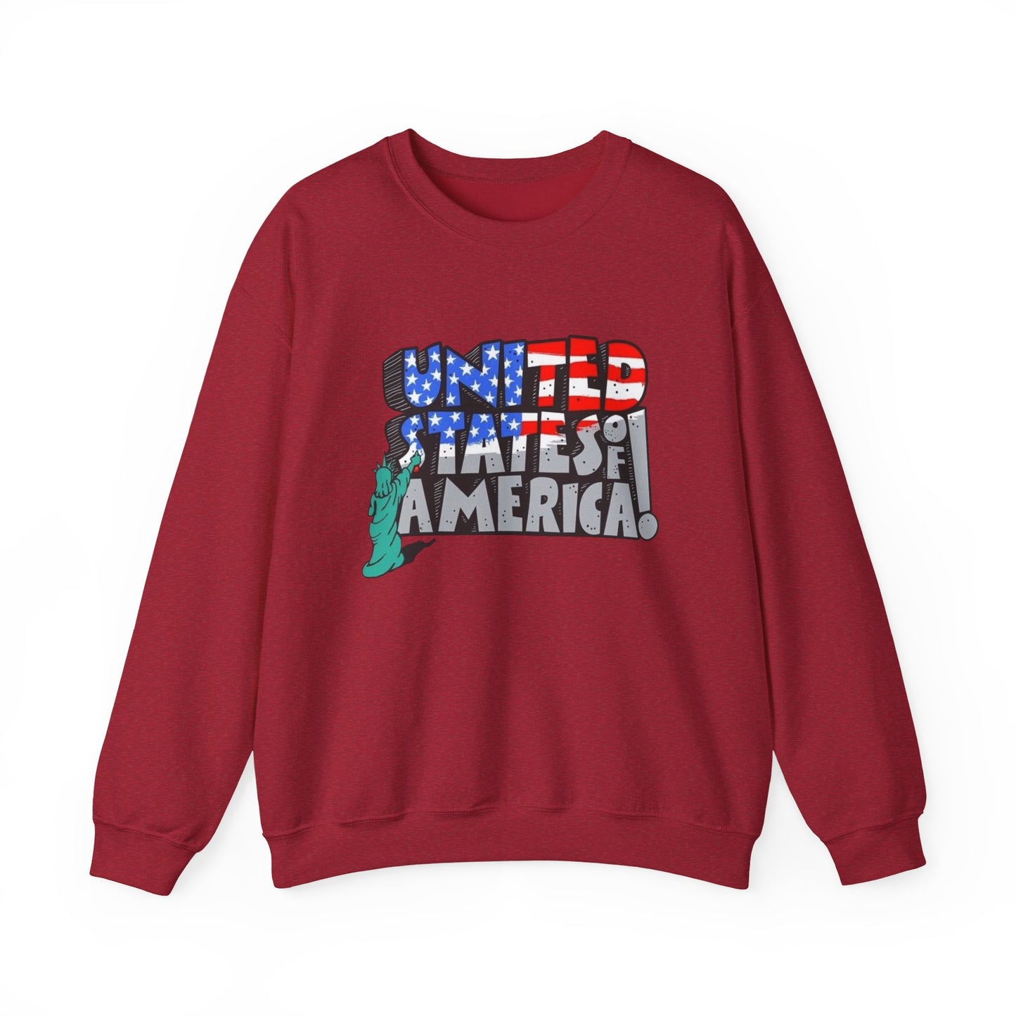 United States Of America Sweater NEW Unisex Heavy Blend™ Crewneck Sweatshirt