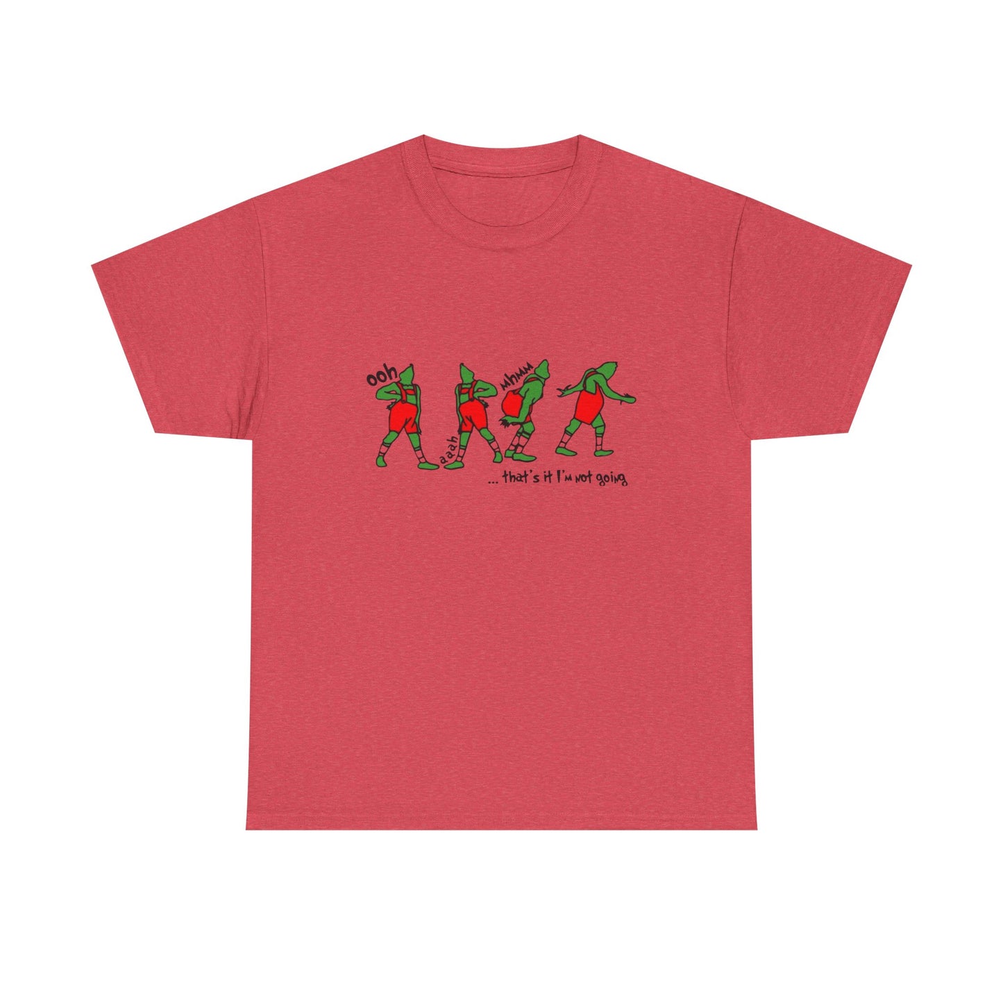 Funny Grinch Retro Christmas Jokes Graphic T Shirt Unisex NEW Heavy Cotton Tee
