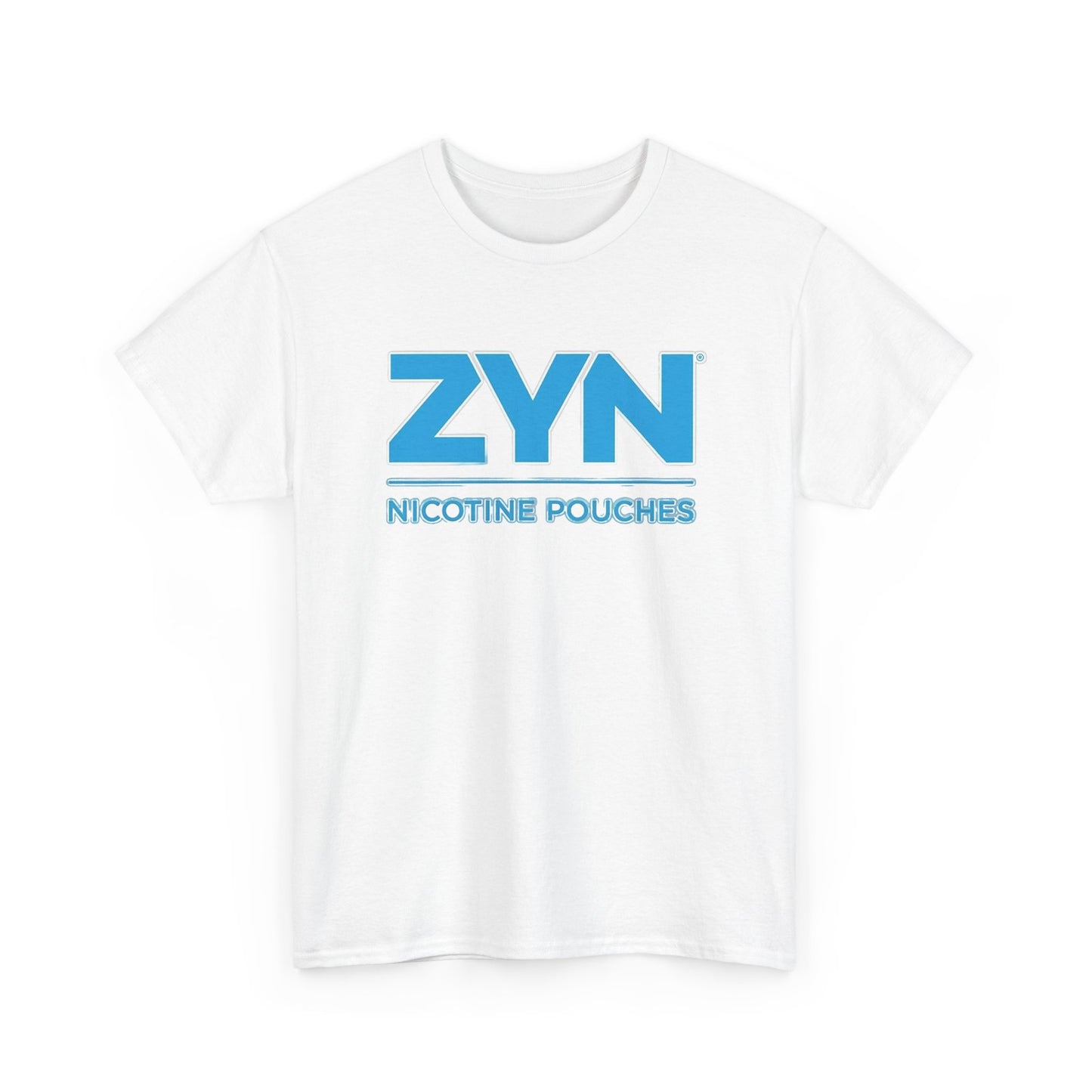 ZYN T-shirt pouch tucker trump America Gillis zyn funny gift Heavy Cotton Tee
