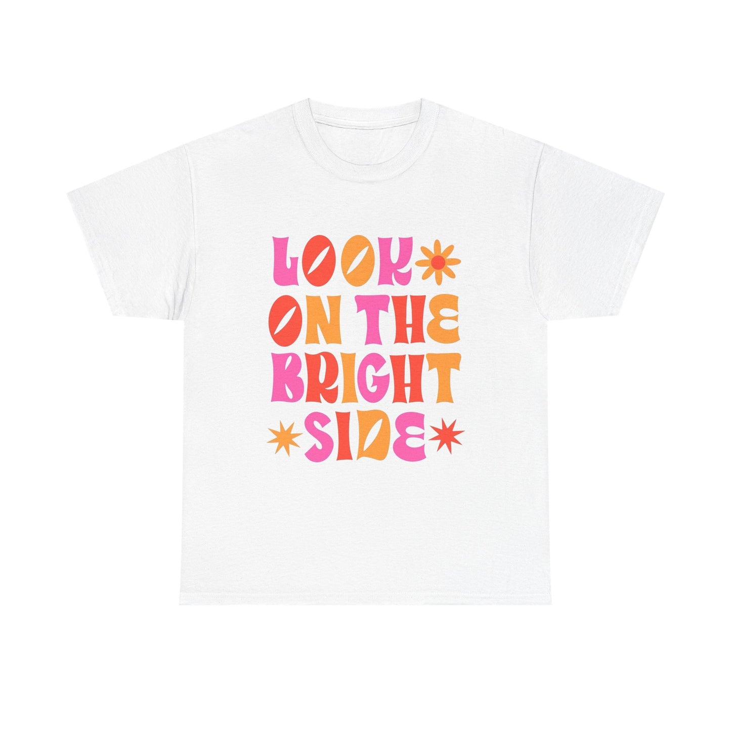 Look On The Bright Side Graphic T Shirt Unisex Cotton Tee - New Gift - Tee