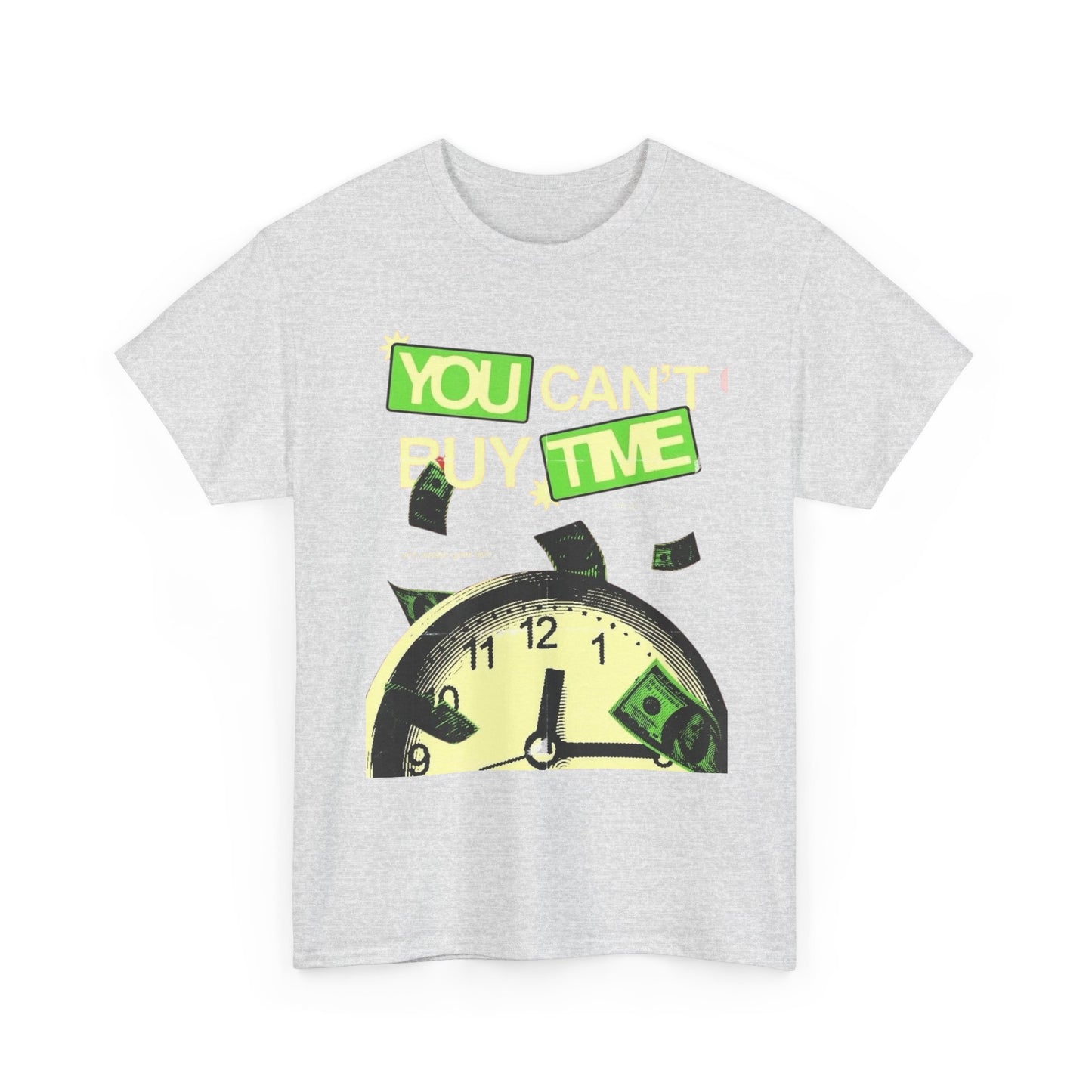 You Can't Buy Time Retro Graphic T Shirt Unisex Heavy Cotton Tee