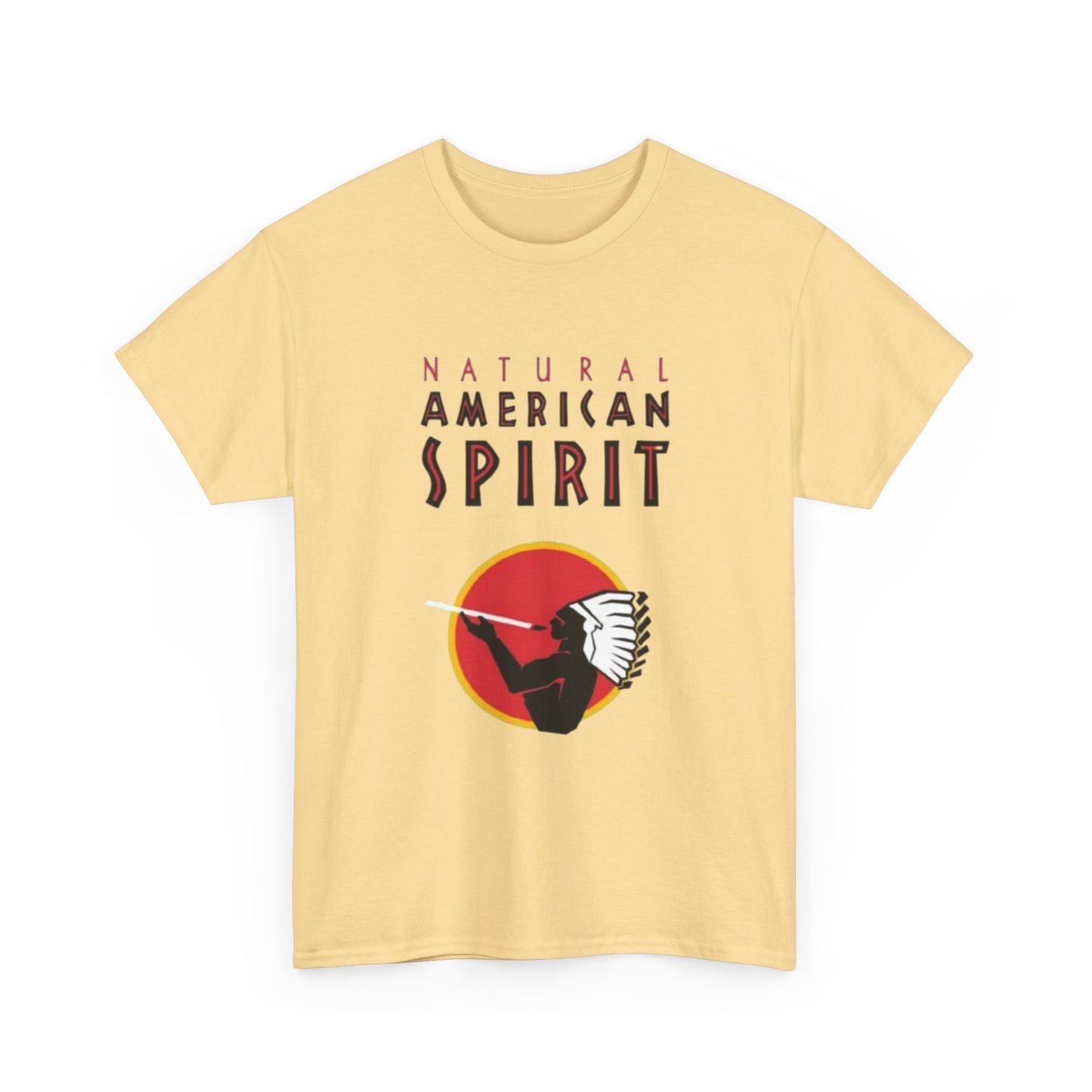 American Spirit Cigarettes Graphic T Shirt NEW ADULT Unisex Heavy Cotton Tee