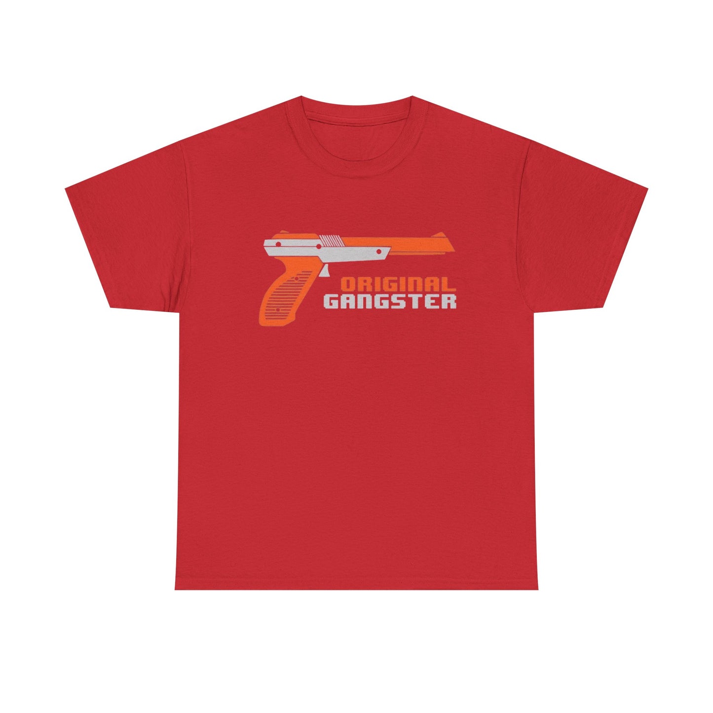 Original Gangster Graphic T Shirt Vintage Video Games Funny Unisex Heavy Cotton