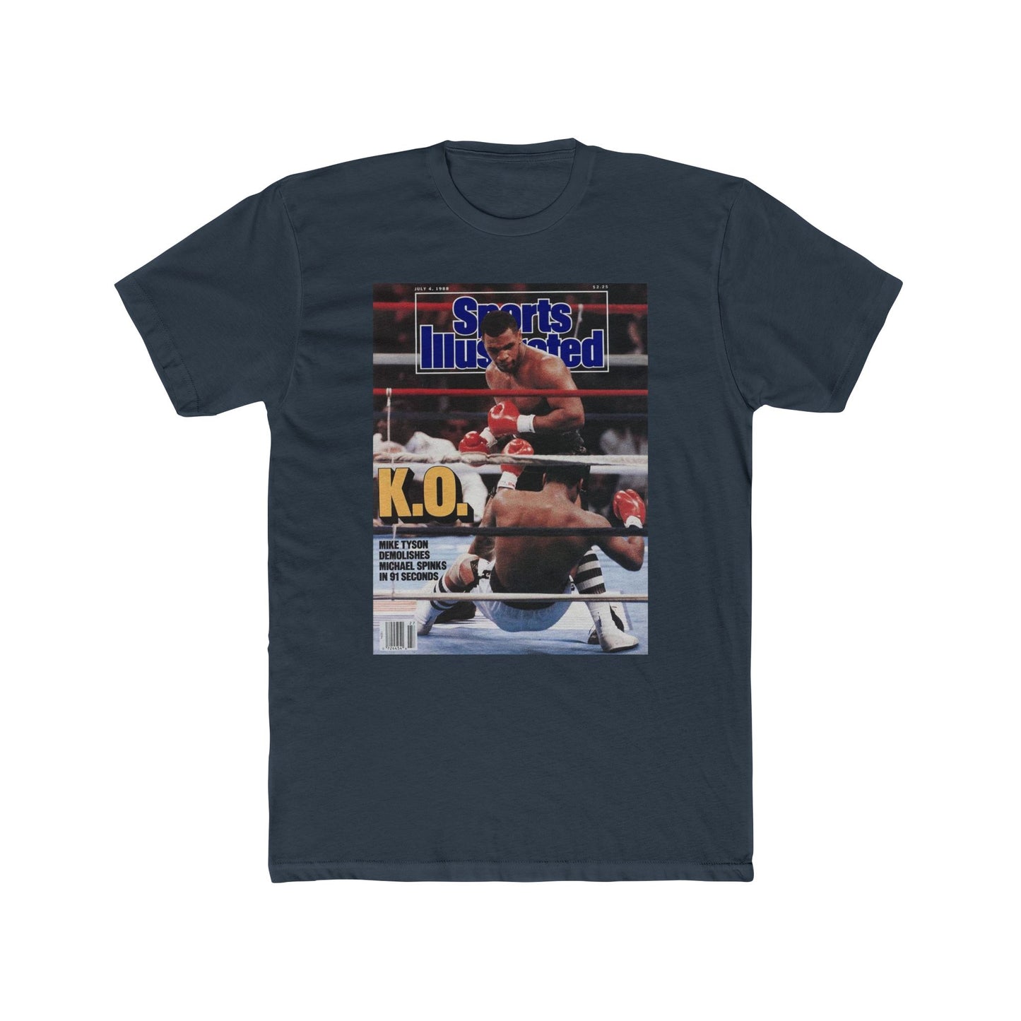 Mike Tyson Tshirt vintage New York  Men's Cotton Crew Tee boxing mma wrestling