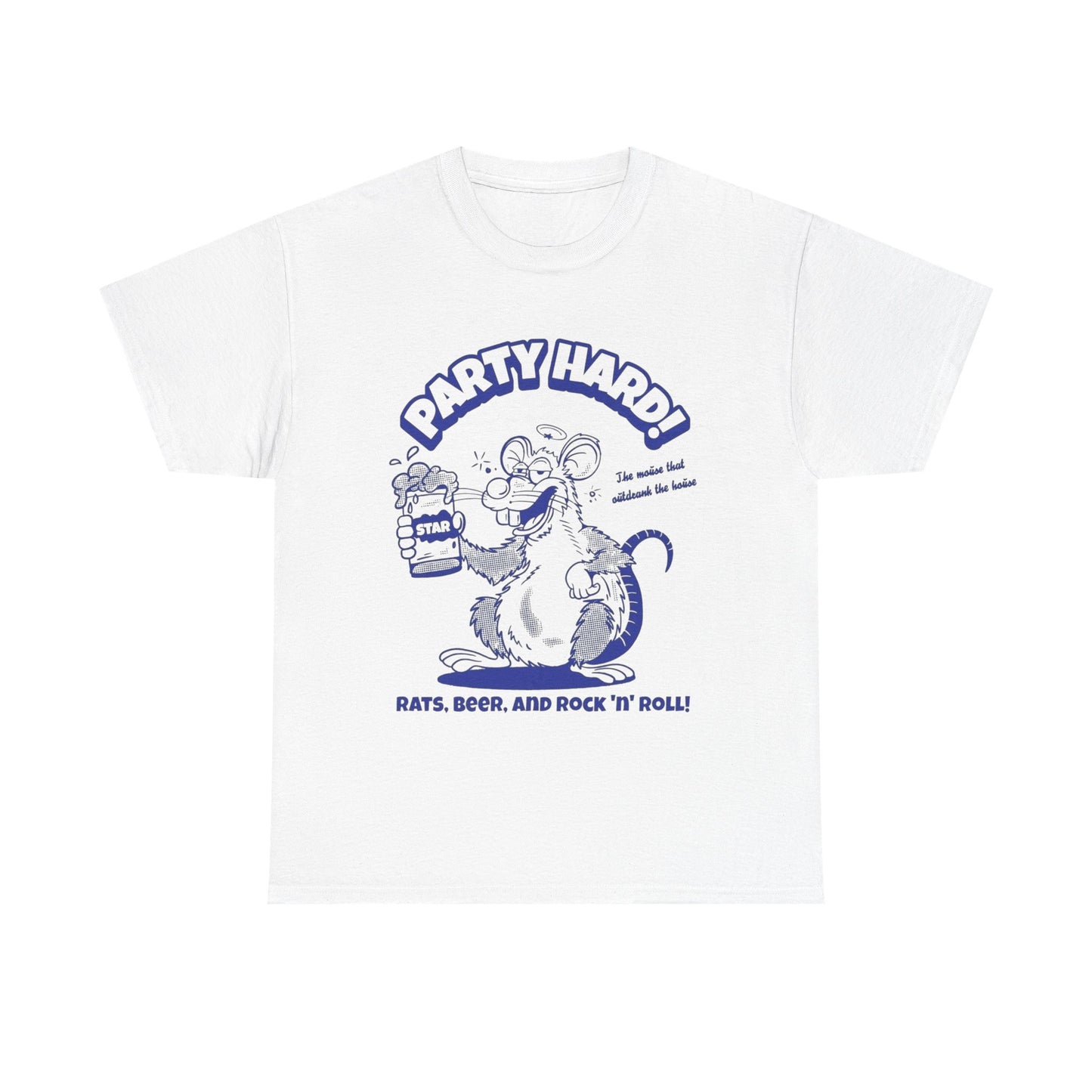 Party Hard Graphic T Shirt Unisex Heavy Cotton Tee