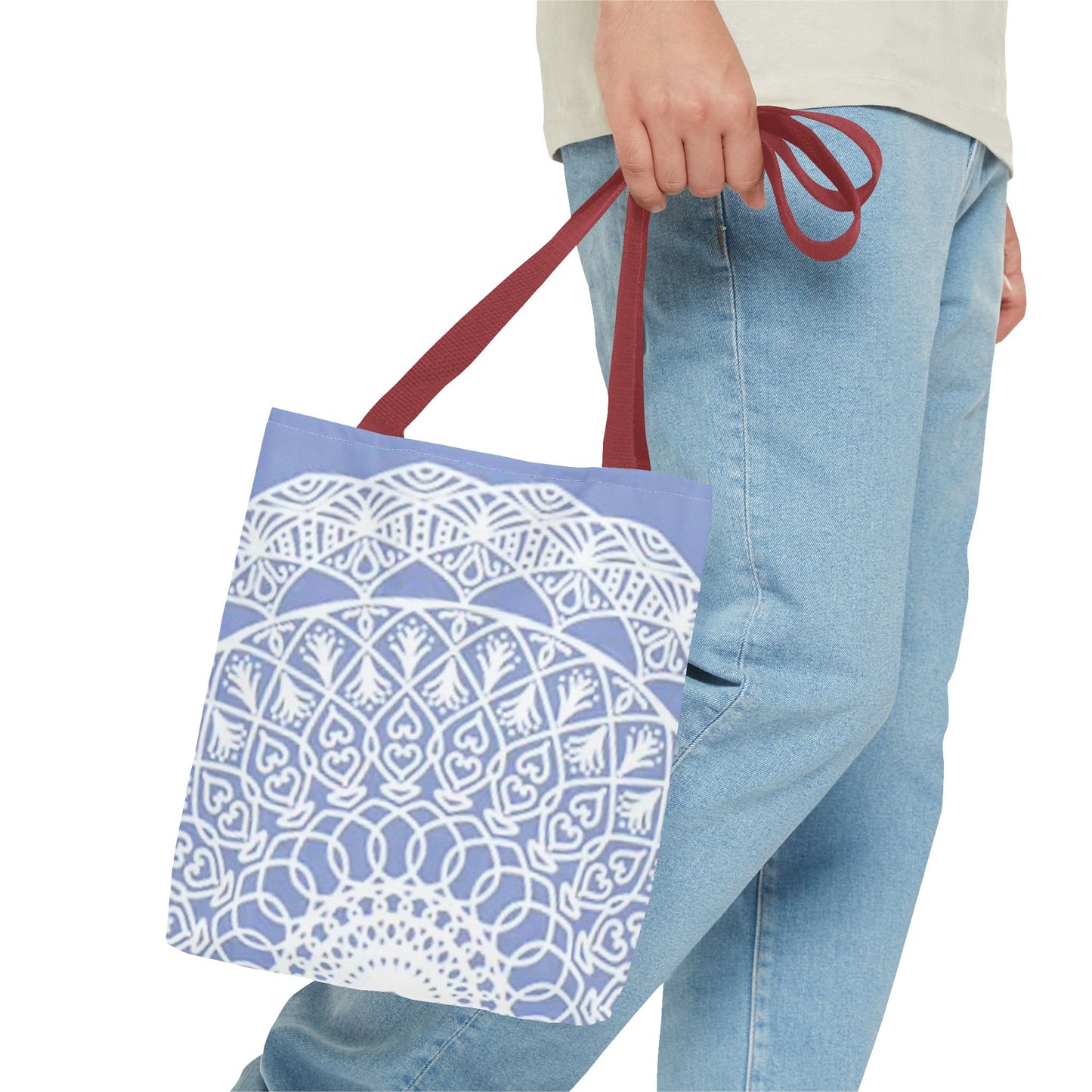 Light Blue And White Multi Color BRAND NEW MODERN Tote Bag (AOP)