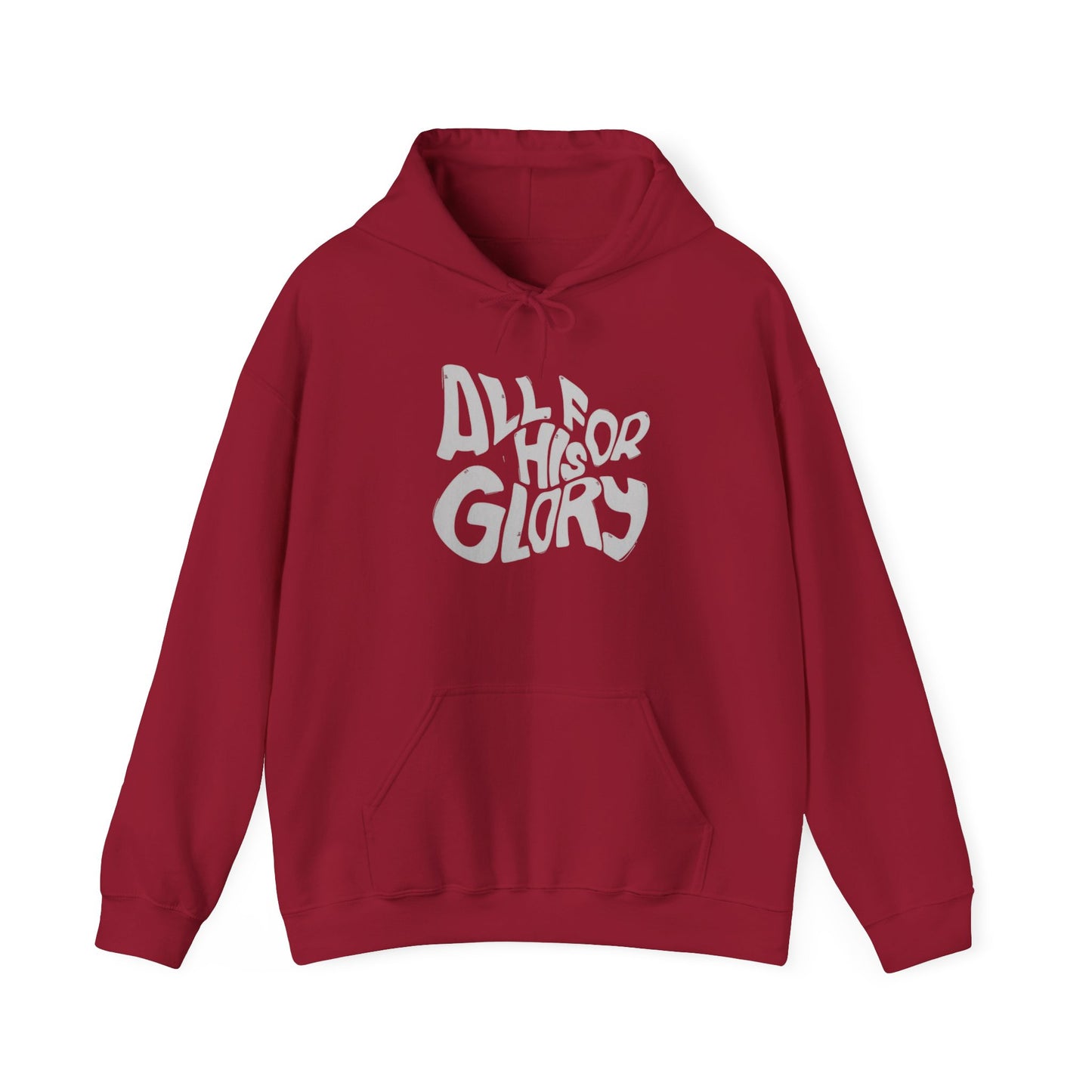 All For His Glory Graphic Hoodie Unisex Heavy Blend™ Hooded Sweatshirt