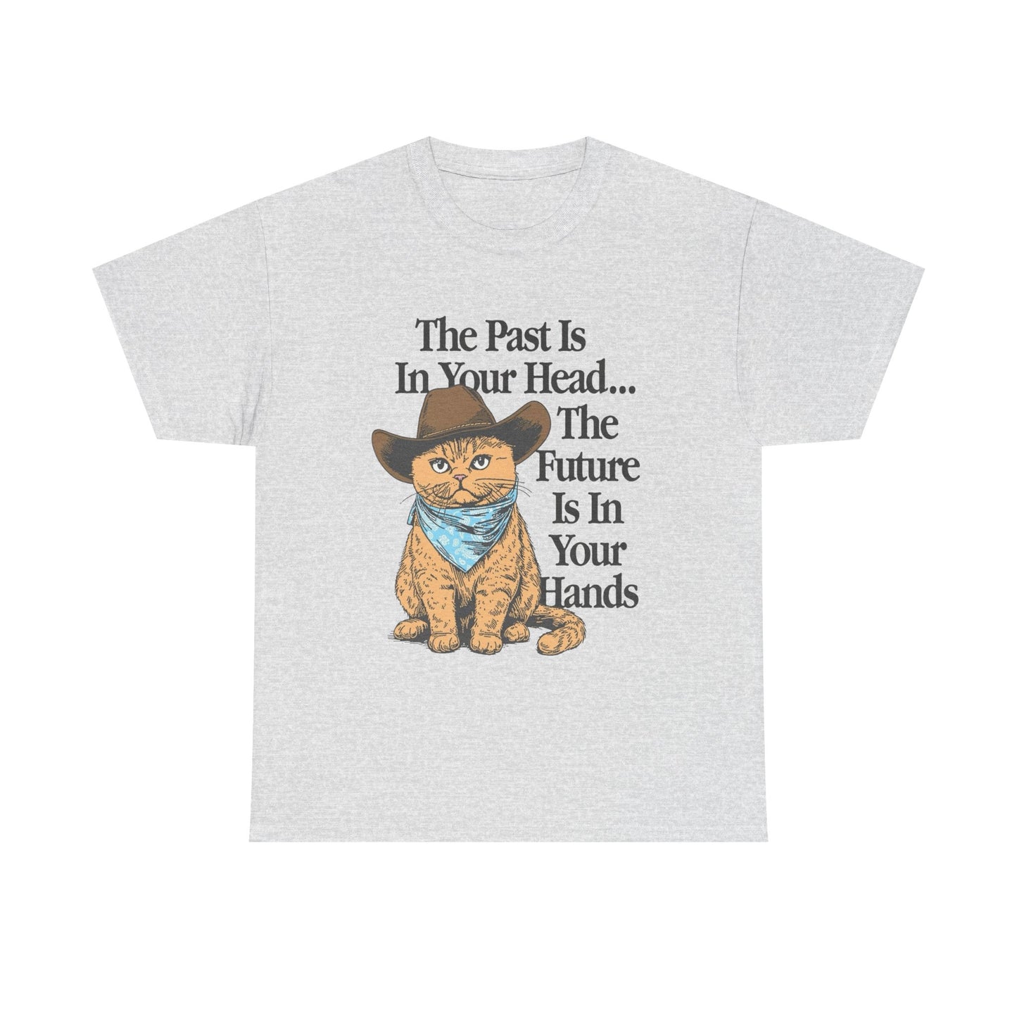 Future Is In Your Hands Graphic T Shirt Unisex Heavy Cotton Tee Gift Vintage