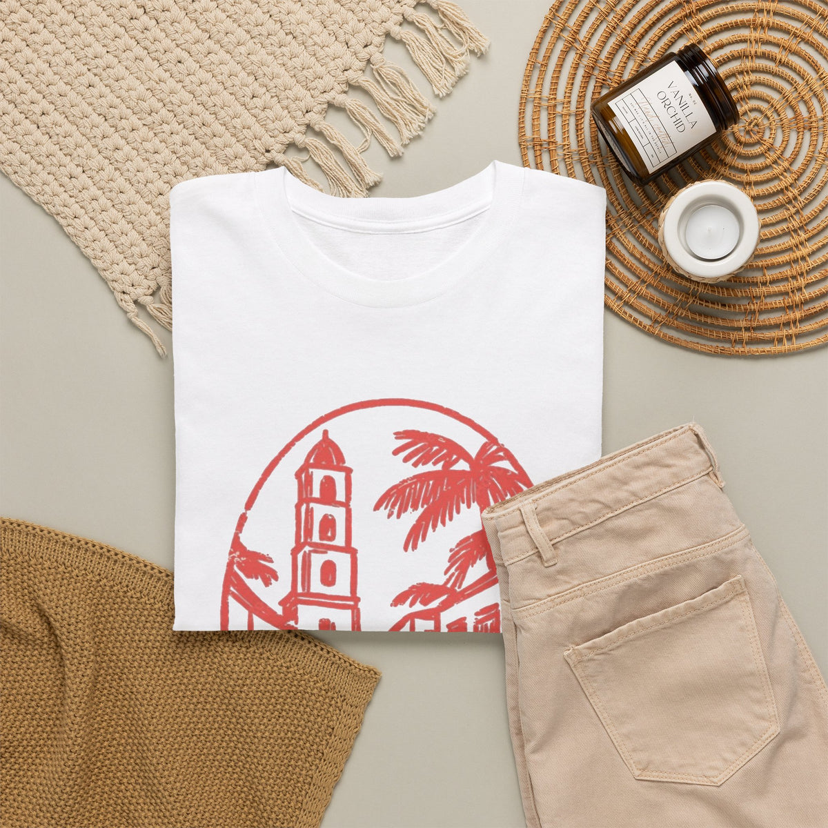 Cuba Graphic T Shirt Men's Retro Travel Heavy Cotton Tee