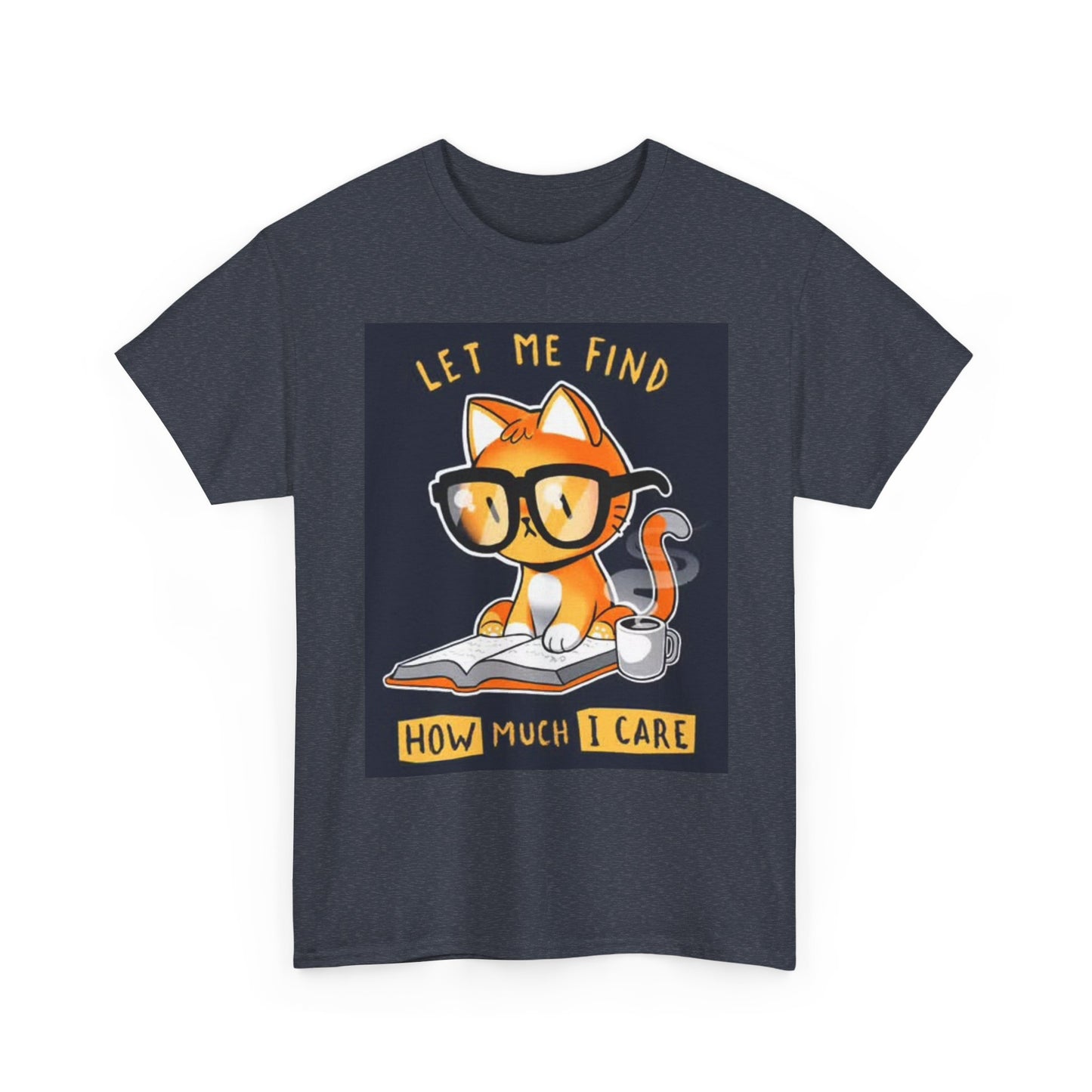 Curious Funny Cat Shirt Cute Kitten Sarcastic Jokes Unisex Heavy Cotton Tee