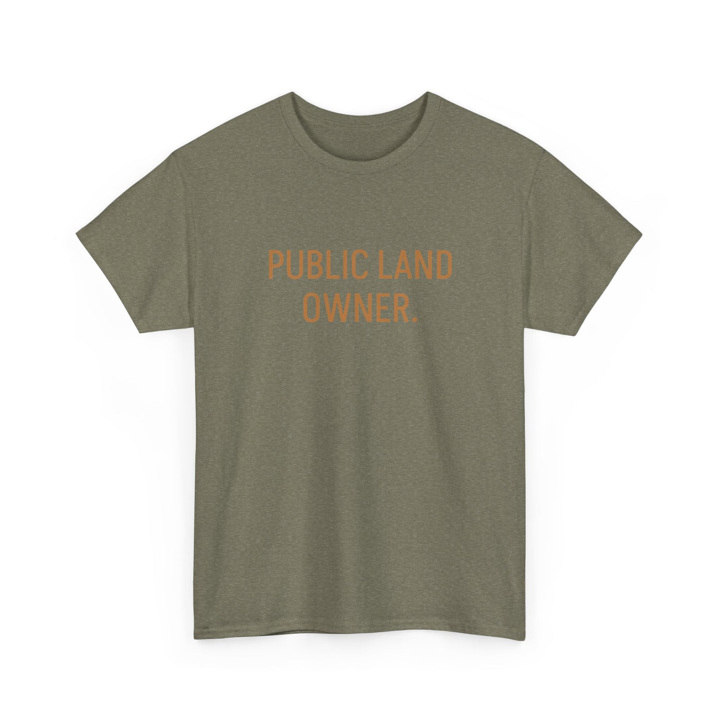 Public Land Owner Joe Rogan Graphic T Shirt S-5XL Unisex Heavy Cotton Tee