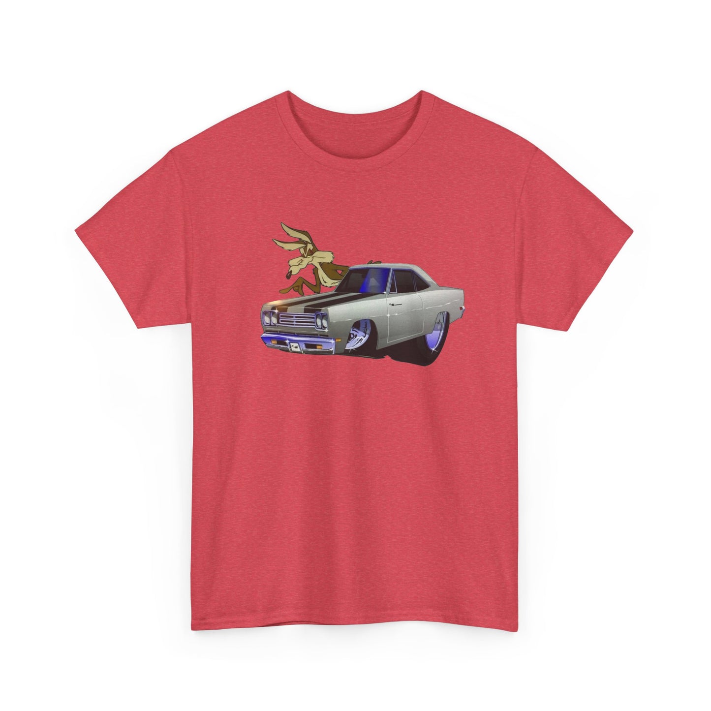Plymouth Roadrunner Classic Graphic T Shirt Unisex Heavy Cotton Tee NEW