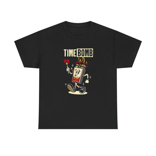 Ticking Time Bomb Graphic T Shirt Heavy Cotton Tee