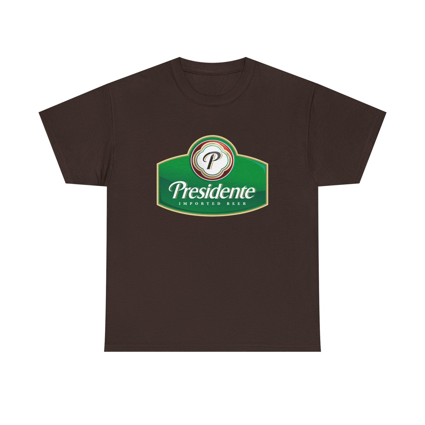 Presidente Beer Logo Shirt Retro Poster Unisex Heavy Cotton Tee