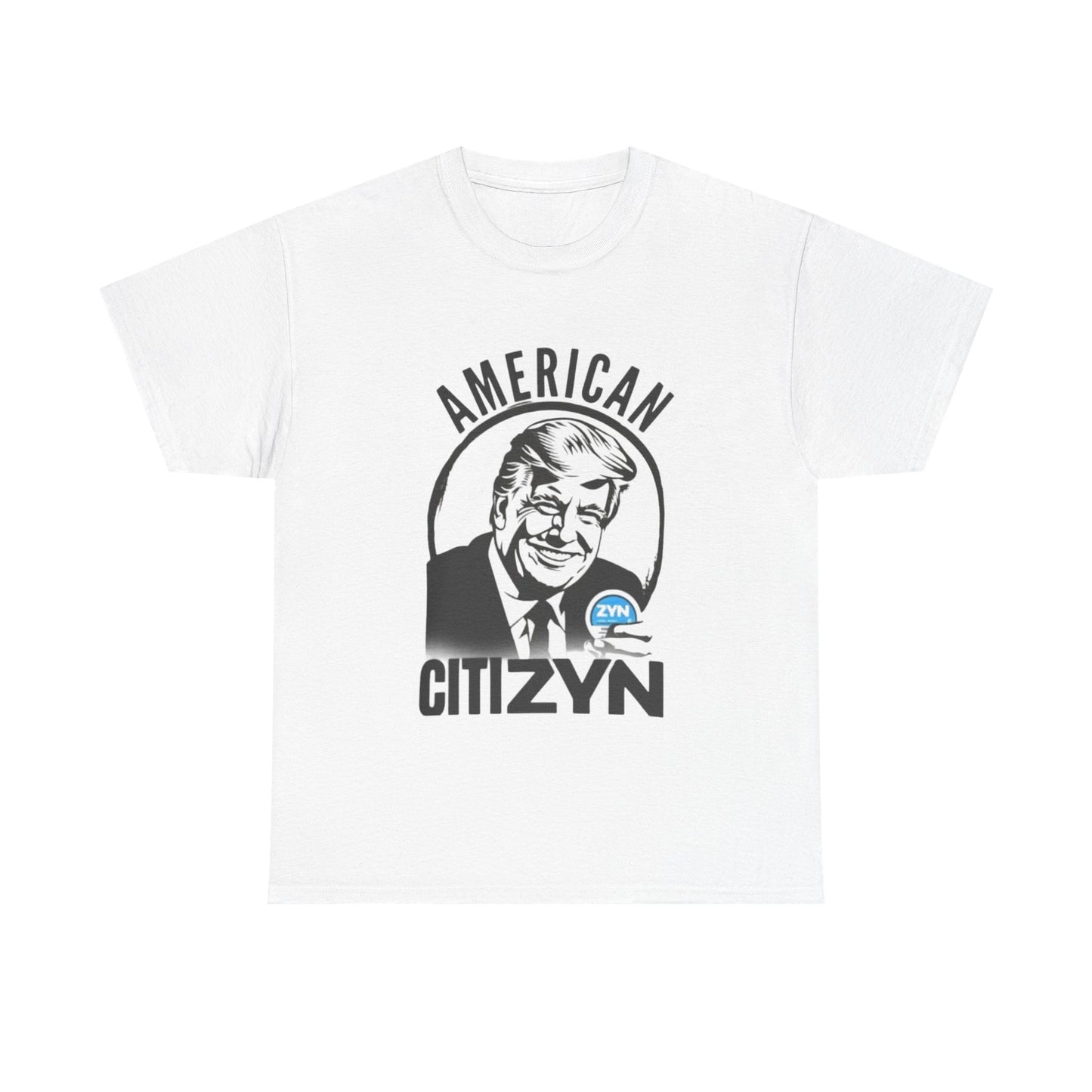 ZYN T-shirt funny Trump Shane Gillis Tucker Carlson funny graphic Heavy Cotton