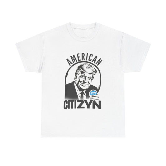 ZYN T-shirt funny Trump Shane Gillis Tucker Carlson funny graphic Heavy Cotton