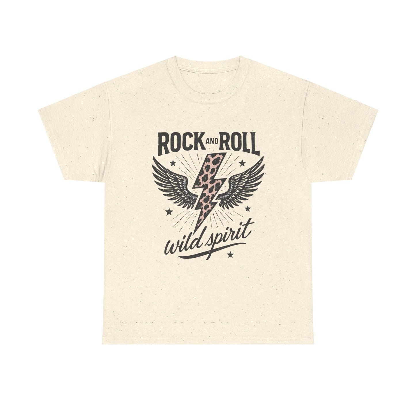 Rock And Roll Wild spirit Graphic T Shirt Unisex Heavy Cotton Tee