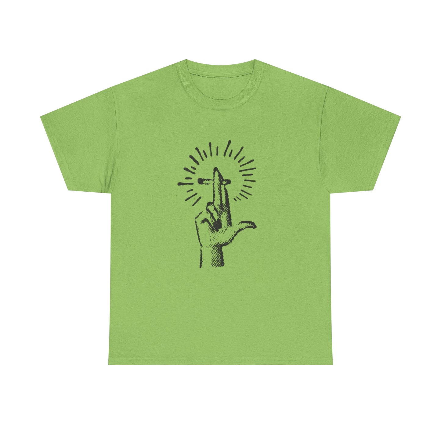 Light It Up Weed Joint Graphic T Shirt Unisex Heavy Cotton Tee