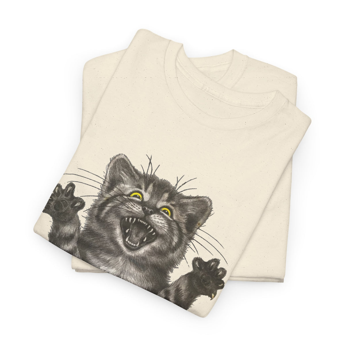 Stressed Out Cat Graphic T-Shirt Men's Graphic Tee