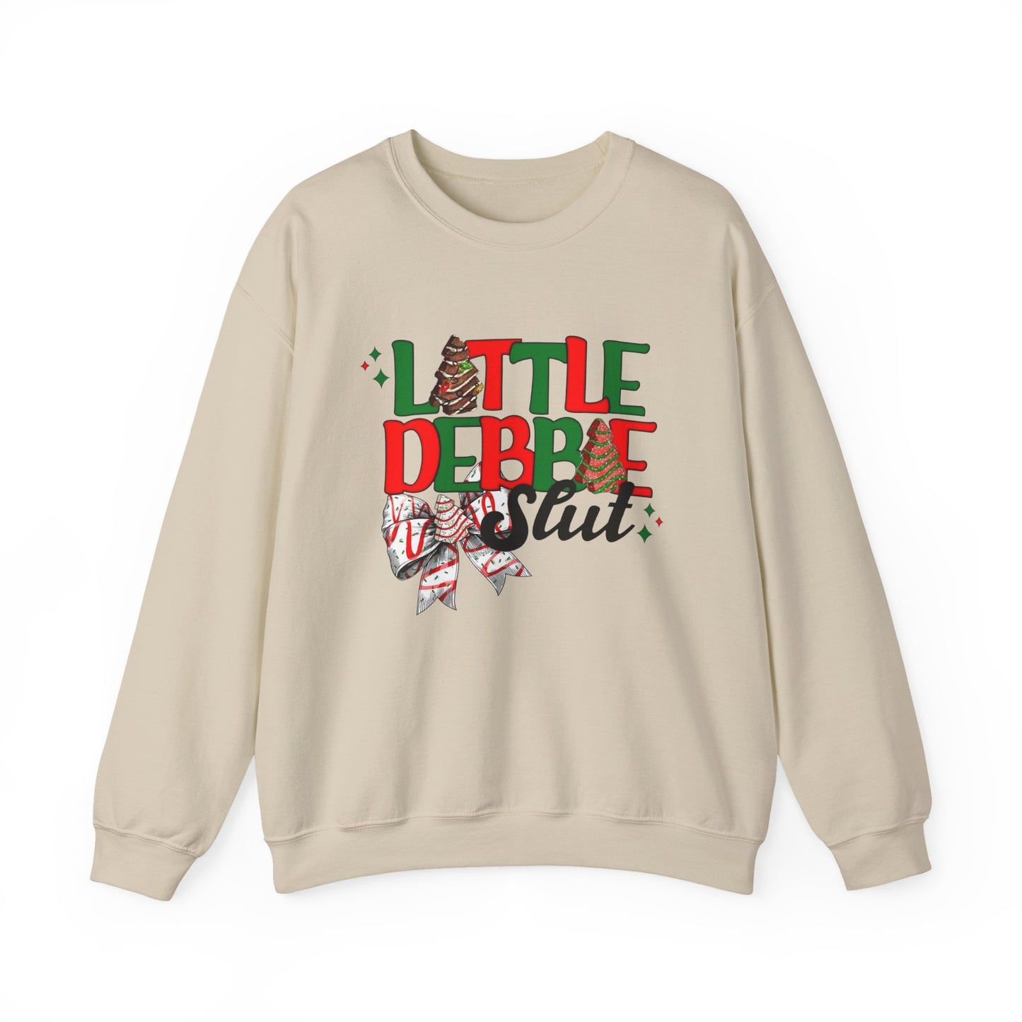 Little Debbie Slut Funny Christmas Sweater NEW Heavy Blend™ Crewneck Sweatshirt