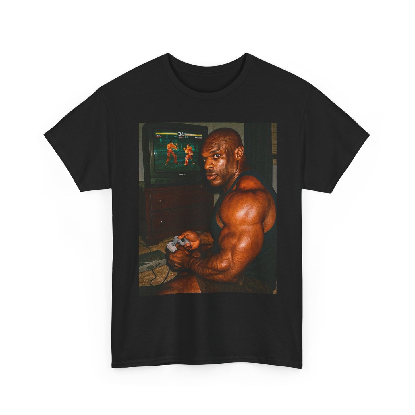 Ronnie Coleman Gaming Funny Graphic T Shirt Unisex Heavy Cotton Tee