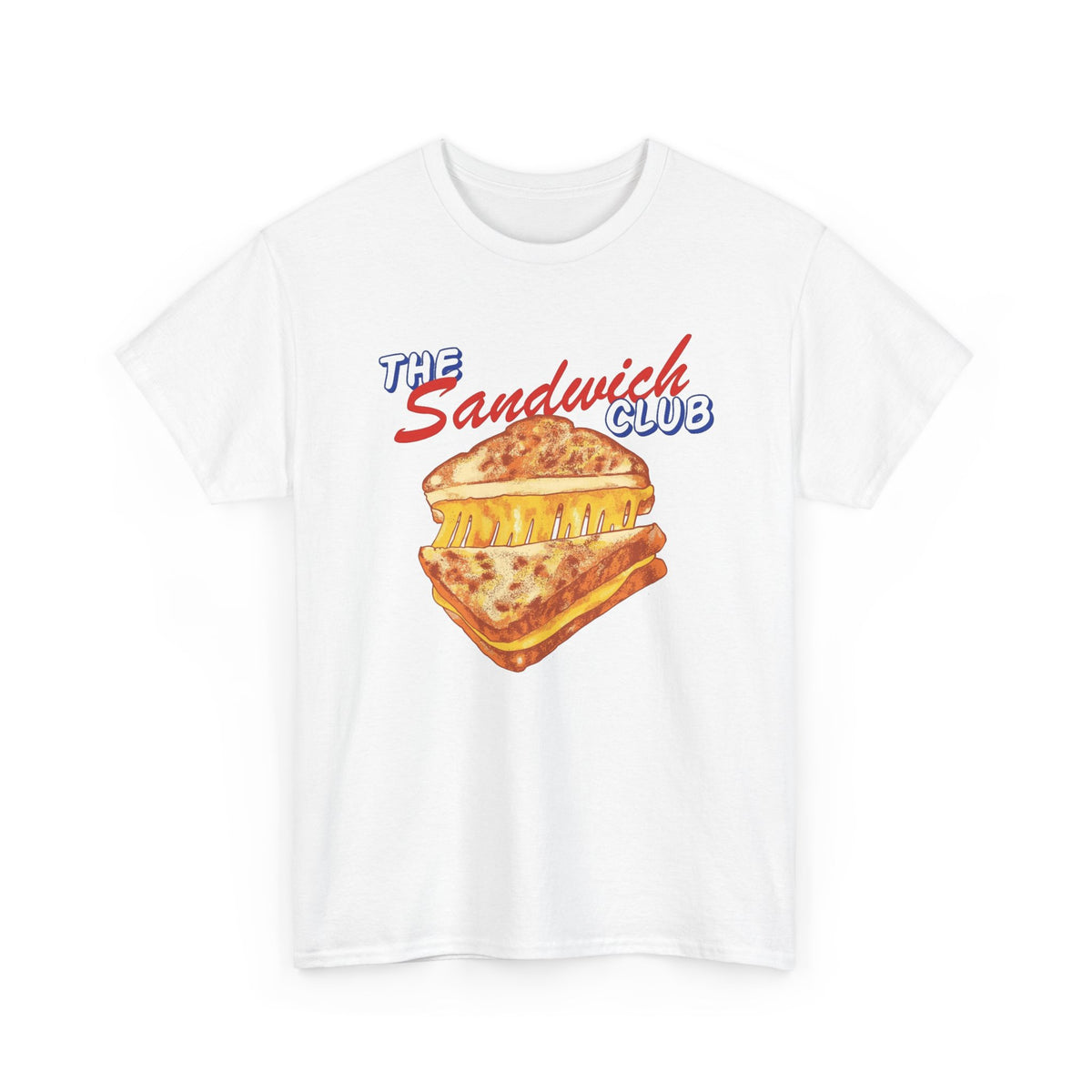 The Sandwich Club Retro Graphic T Shirt Men's Heavy Cotton Tee