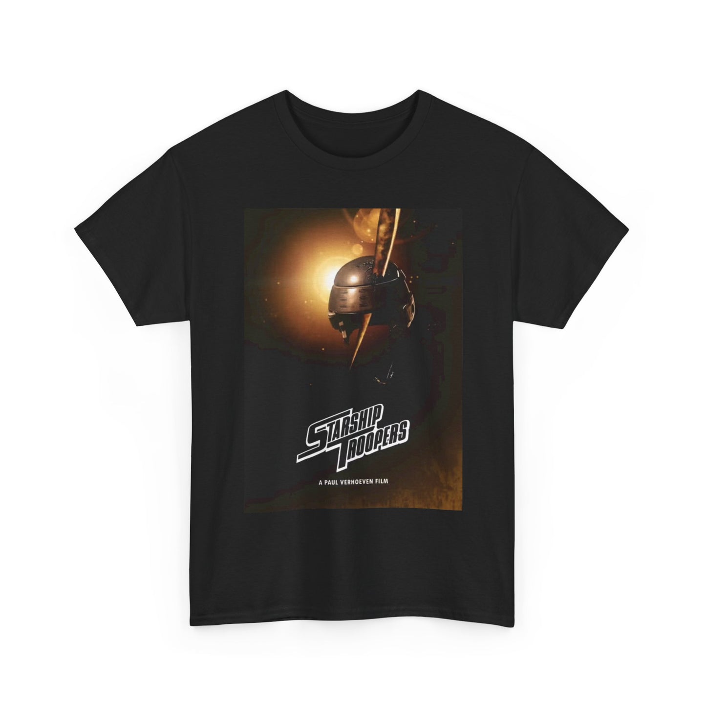 StarShip Troopers Tshirt Retro Action Movie Vintage Unisex Heavy Cotton Tee