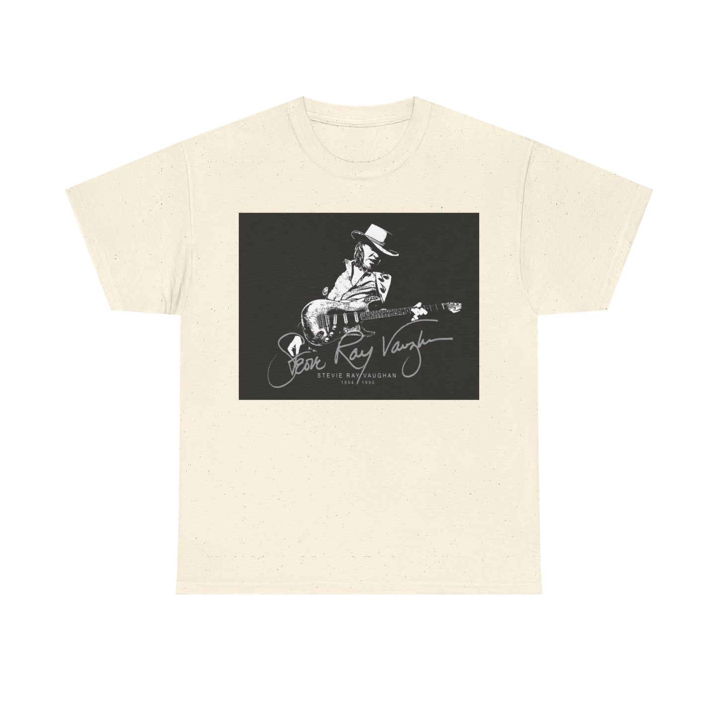 Stevie ray vaughn T-shirt Vintage retro rock album Unisex Heavy Cotton Tee