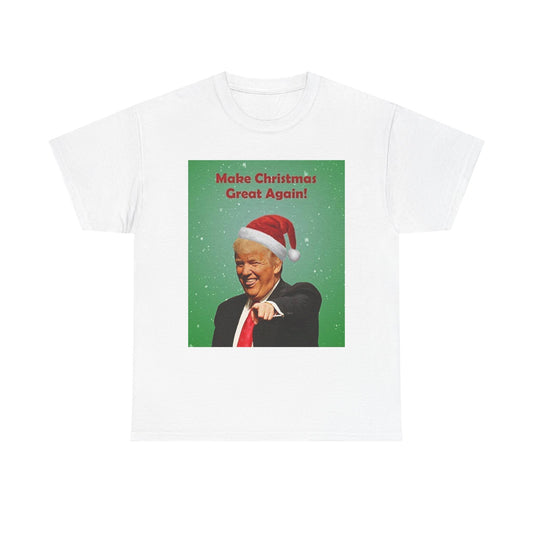 Trump Merry Christmas T Shirt Funny Holidays Graphic Make Christmas Great Again